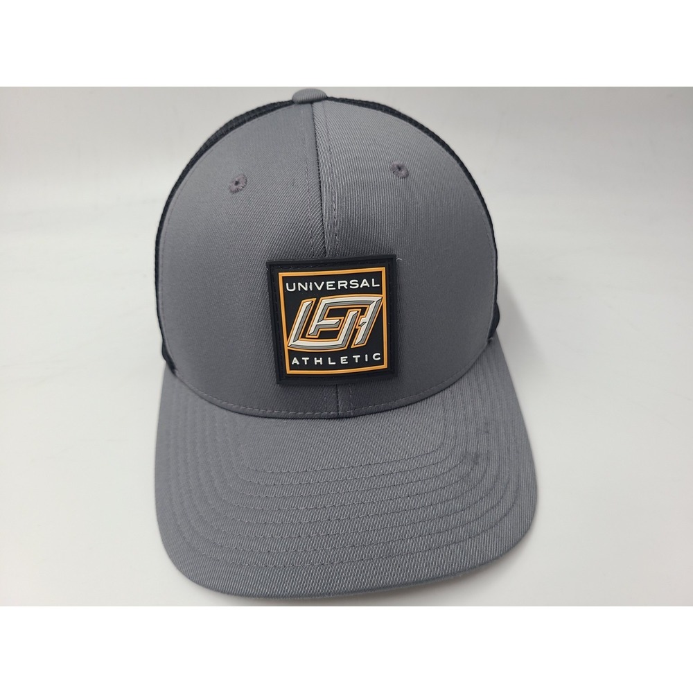 Universal Athletic Mesh Trucker Snapback Hat Cap Apparel Brand Men Gray‎ Black